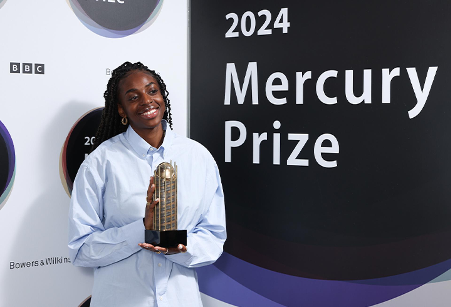 Cat Burns at the 2024 Mercury Prize Albums of the Year Launch