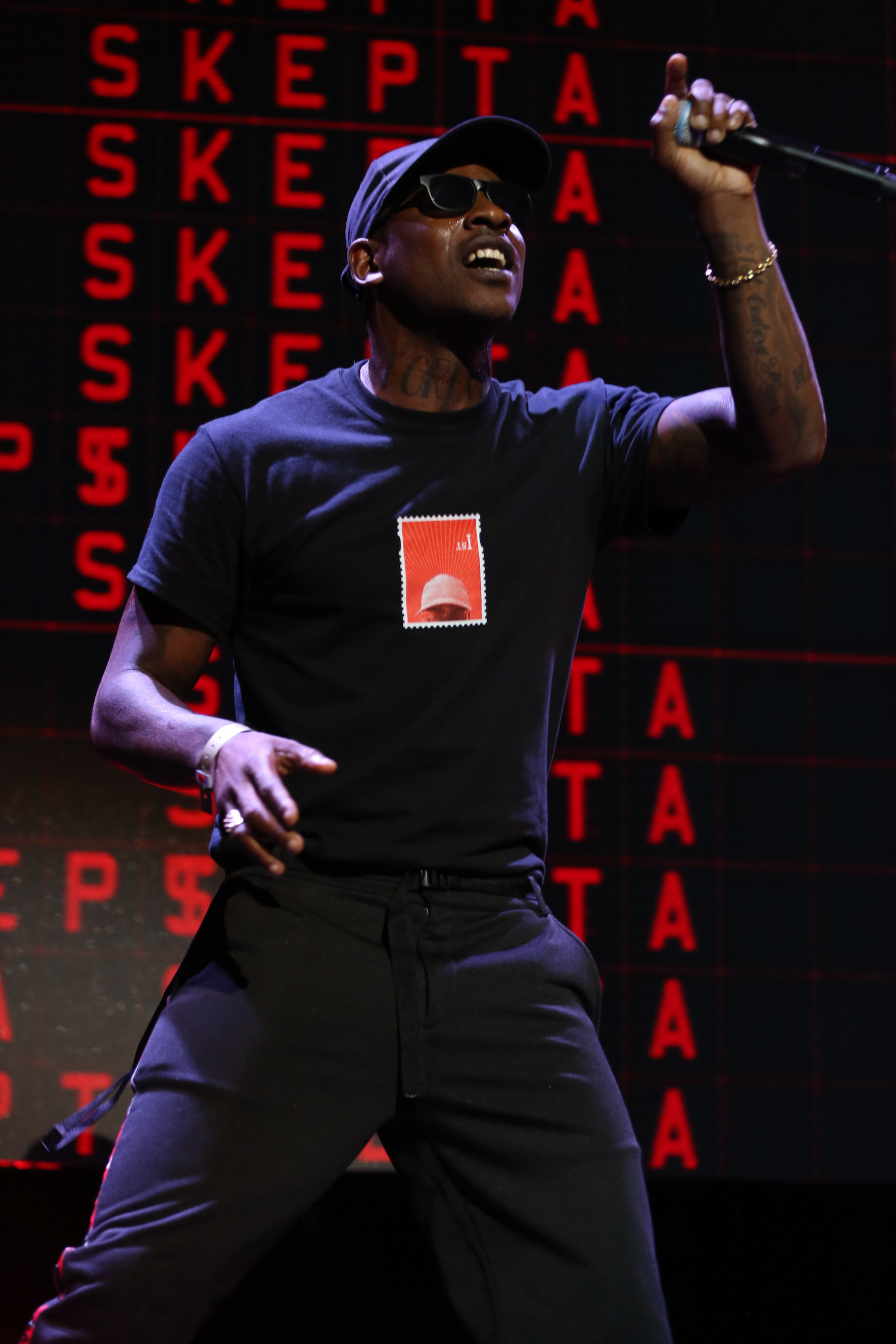 Skepta at the Hyundai Mercury Prize