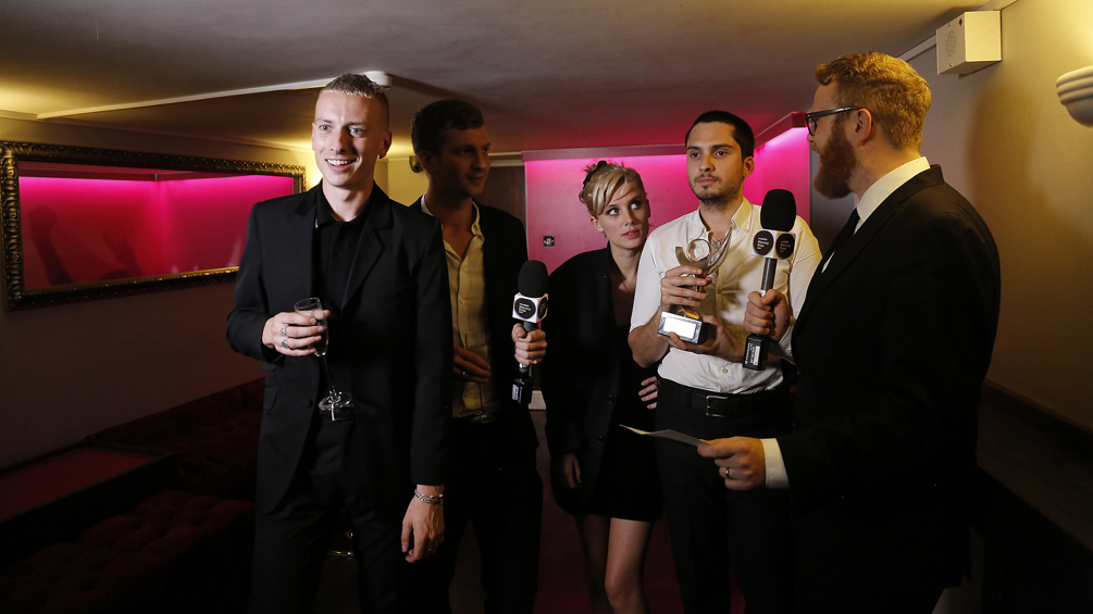 Huw chats to our winners