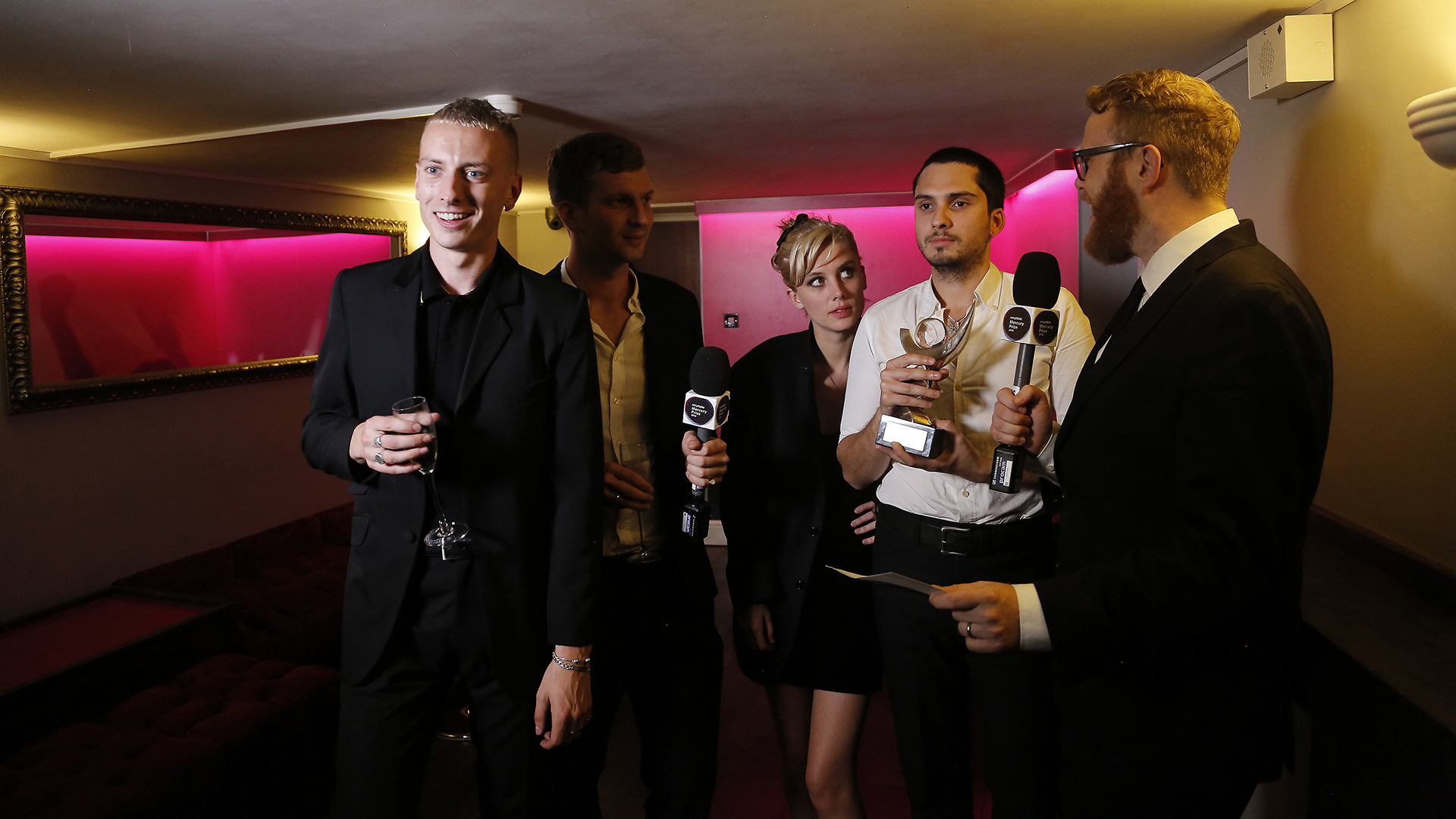 Huw chats to our winners