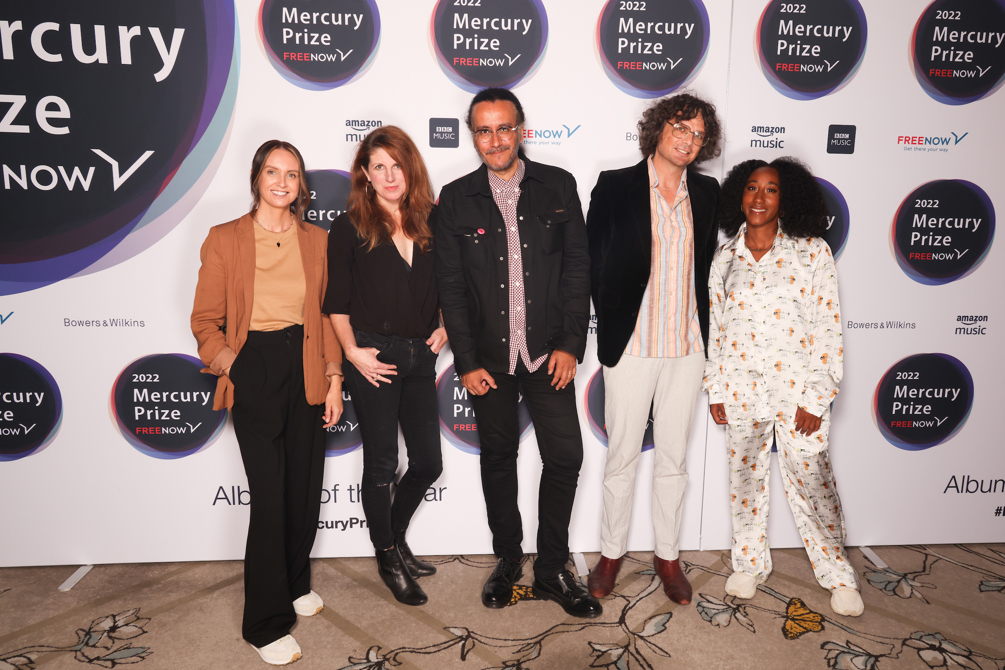 Five of the 2022 Mercury Prize with FREE NOW judges